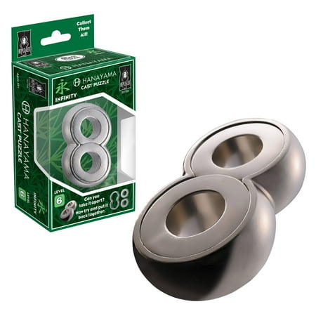 BePuzzled, Infinity Hanayama Metal Brainteaser Puzzle Level 6 Ages 12+