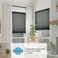 thumbnail image 3 of Chicology Light Filtering Cellular Shade, Morning Fog, 55.75"W X 64"H, 3 of 14