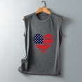 thumbnail image 3 of IROINNID Women's V-Neck Tank Sleeveless 4th Of July Vest Summer Vest Blouse Tops 4th Of July, 3 of 5