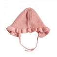 thumbnail image 3 of Final Clearance! Handmade Newborn Hat Cozy Knitting Hats Kids Children Monolayer Ruffle Warmer Hats, 3 of 6