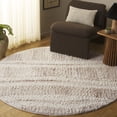 thumbnail image 2 of SAFAVIEH Vermont Taegan Abstract Area Rug, Beige/Ivory, 6' x 6' Round, 2 of 10