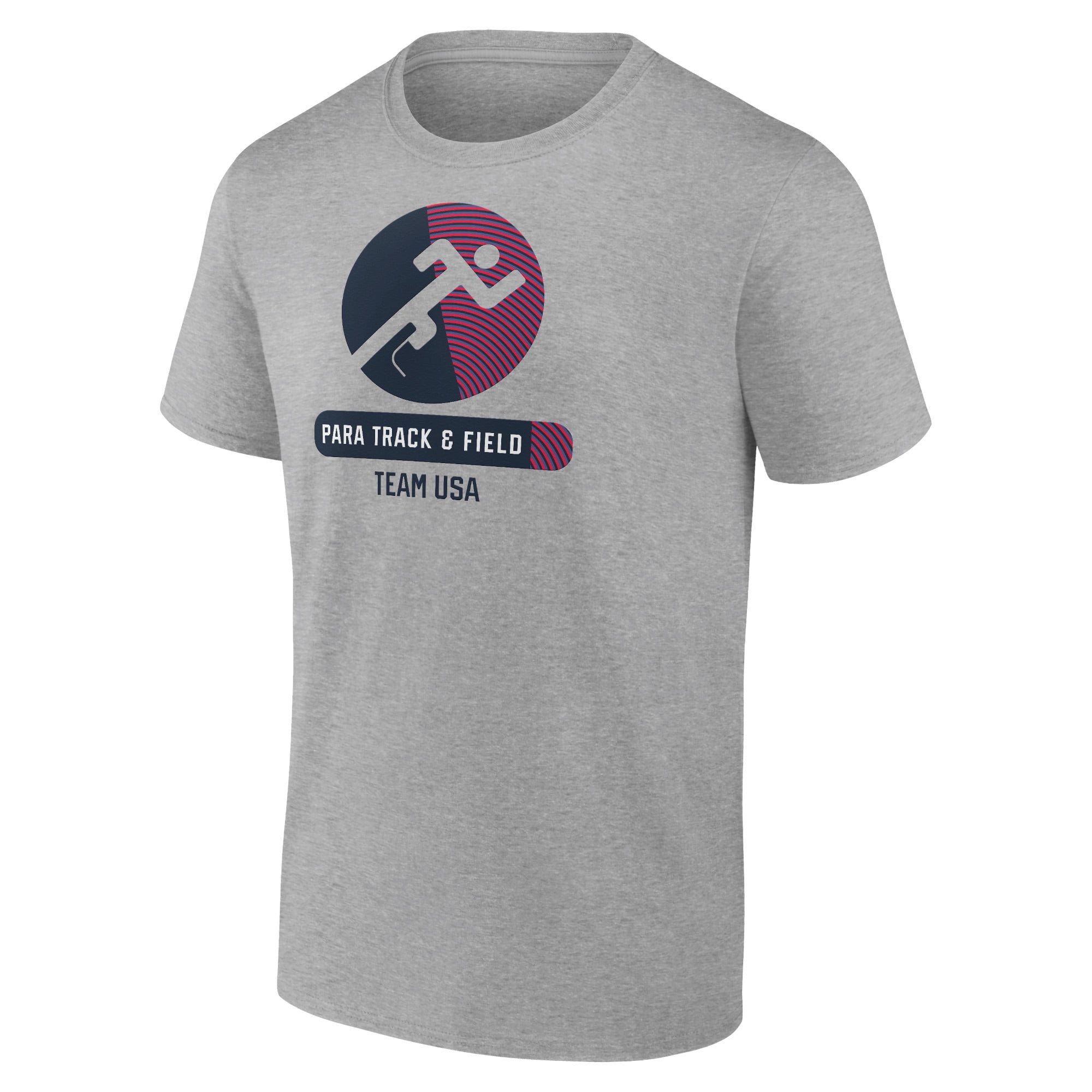 Men's Heather Gray US Paralympic Track & Field Radiating Victory T-Shirt