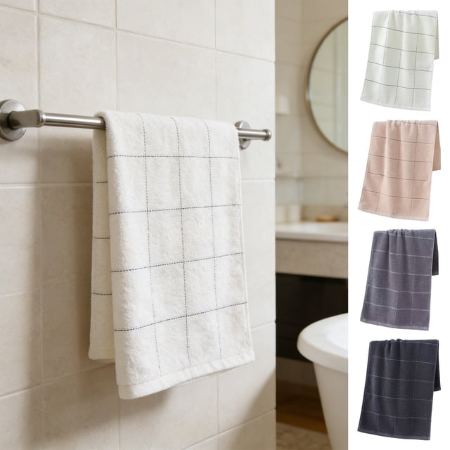 Sentmoon Towels Bath Towels for Bathroom Towel Thickened Absorbent and Spanking Drying Hand Towel Face Towel Hair Towel Unisex Suitable for Home and Travel Use