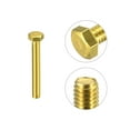 thumbnail image 4 of Unique Bargains Brass Hex Bolts, M6x45mm 10 Pack Fully Thread Grade 4.8 Machine Screws, 4 of 4