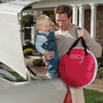 thumbnail image 4 of KidCo PeaPod Portable Toddler Travel Bed & Storage Bag, Cranberry (2 Pack), 4 of 5
