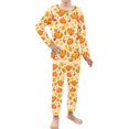 thumbnail image 2 of DISNIMO Thanksgiving Fall Pumpkin Pajamas for Kids Boys 3-4 Pajamas for Kids 2 Piece Pajama Set Girls Long Sleeve Pajama Set for Boys Loungewear Set for Kids Pjs Boys Sleepwear Pockets, 2 of 7