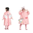 thumbnail image 3 of Kids Raincoat Lightweight PU Rainwear for Boys Girls with Cute Patterns Elementary School Kindergarten Use, 3 of 8