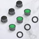 thumbnail image 4 of 20 juegos de aireador de grifo con junta 2,2 Gpm, aireador de fregadero, piezas de repuesto para grifo para baño o cocina (verde). Afortunado Sencillez, 4 of 5