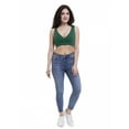 thumbnail image 1 of Women's Maternity Bra Slim Crop Top Lounge Wear, S, Green, by Ambesonne, 1 of 3
