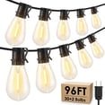 thumbnail image 1 of Cadena de luces Larkvue, 29 m, 30+2 LED, impermeables, regulables, 1 of 9