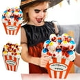 thumbnail image 5 of Clearance!Halloween Popcorn Ornaments Containing Bloody Foam Eyeball, Scary Fake Popcorn Tubs Horror Prank Props for Haunted House, Trick or Treat Party Table Decorations (A), 5 of 7