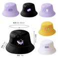 thumbnail image 2 of BANGTAN 10TH ANNIVERSARY FESTA Bucket Hat Hombres Y Mujeres Moda Beanies Whale Print Protector Solar Sombrero Pareja Gorra, 2 of 4