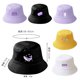 thumbnail image 2 of BANGTAN 10TH ANNIVERSARY FESTA Bucket Hat Hombres Y Mujeres Moda Beanies Whale Print Protector Solar Sombrero Pareja Gorra, 2 of 4