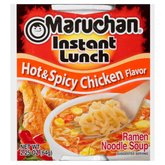 Maruchan Hot & Spicy Chicken Soup 2.25 oz (Pack of 2)