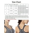 thumbnail image 2 of Deago Women’s Impact Sport Bra Removable Padded Breathable Gym and Yoga Racerback With Zipper Front, 2 of 9