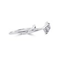 thumbnail image 3 of 3/4CT Two Stone Diamond Forever Us Engagement Ring Set 10K White Gold, 3 of 4