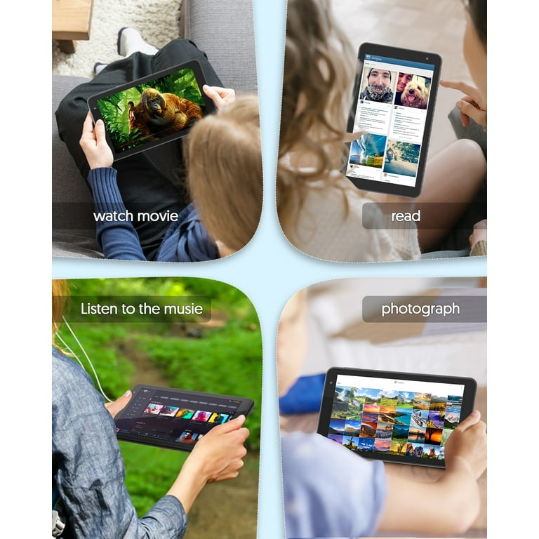 SUMTAB Kinder Tablet 7 Inch – Android 13 – GMS-gecertificeerd – 8 GB RAM + 64 GB ROM – Met Oudercontrole En Vooraf Geïnstalleerde Educatieve Apps