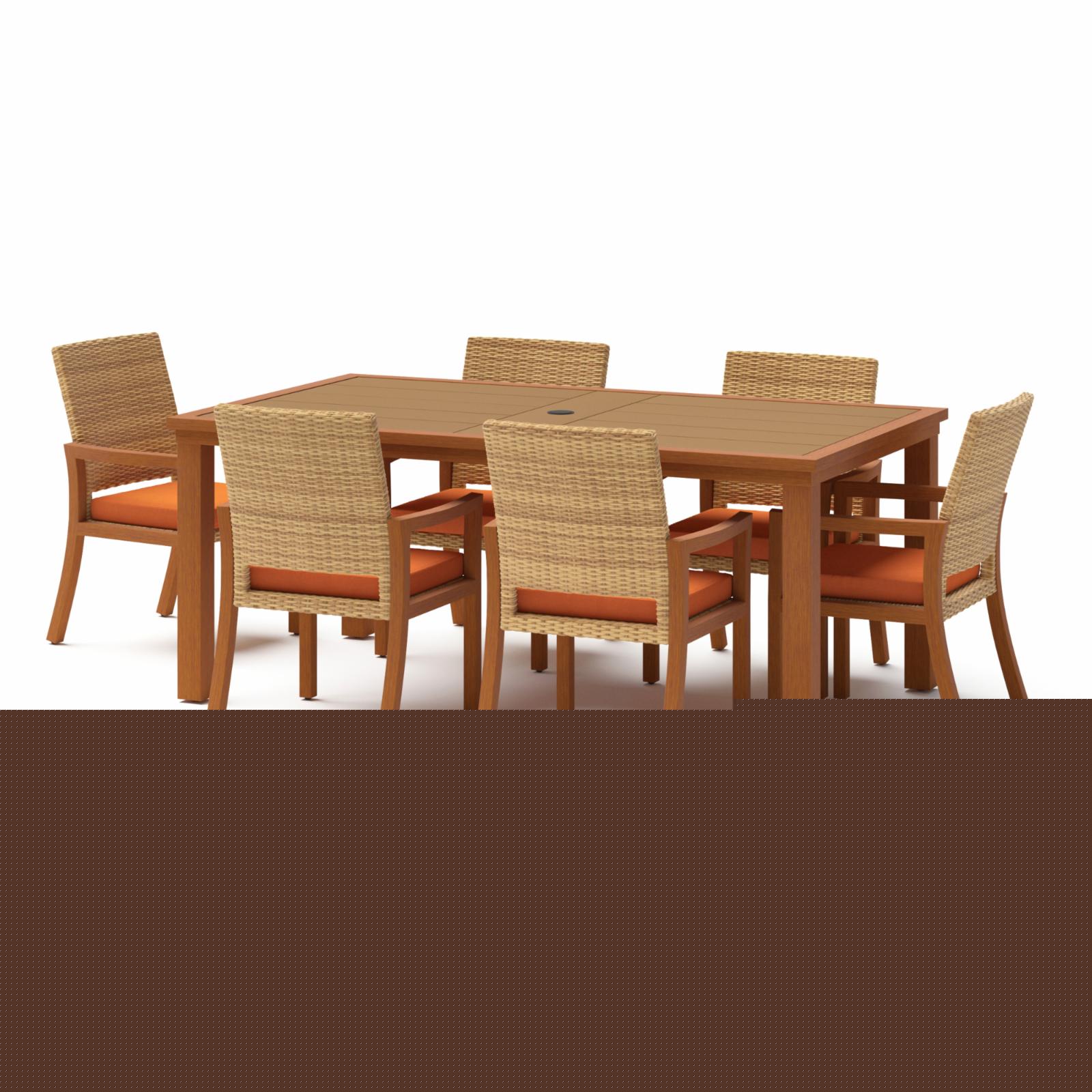 thumbnail image 2 of RST Brands Mili 7 Piece Sunbrella Outdoor Dining Set, 2 of 3