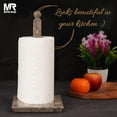 thumbnail image 4 of Radicaln Oceanic Marble Paper Towel Holder 12.5" Stone Towel Organizer for Kitchen Countertop Storage, Apartment Essentials, Stylish Freestanding Paper Roll Stand for Bathroom and Kitchen Décor, 4 of 7