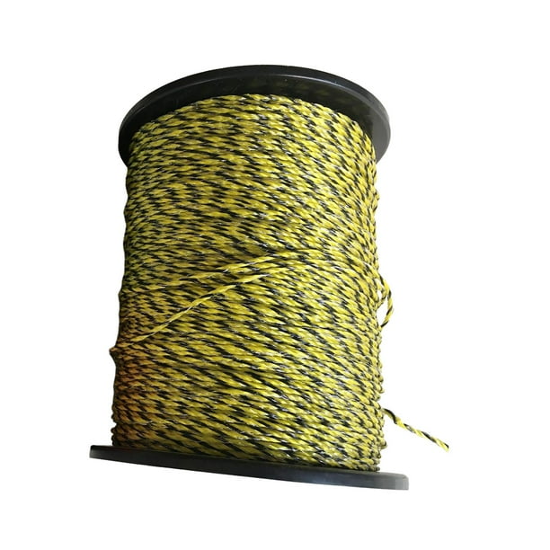 Bunblic Fence Polywires Poly Ropes Horse Sheep 400M 1 Roll for Electric Fencing Cattle Rustproof