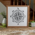 thumbnail image 3 of Stencil Stencil Revolution Beach & Ocean Compass Rose, 3 of 8