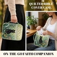 thumbnail image 2 of FOR U DESIGNS Cat Daisy Pattern Bible Cover Portable Bible Carrying Case Lightweight Church Bag Bible Protective Bible Carrier Tote Bag Christian Gifts Accessories, 2 of 7