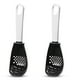 thumbnail image 2 of Cucharas de cocina Cucharas resistentes al calor Triturador de ajo Alimentos Agua Aceite Drenaje de jugo Herramientas de molienda Utensilios de cocina Negro 2 piezas sidaley HA009224-02, 2 of 6