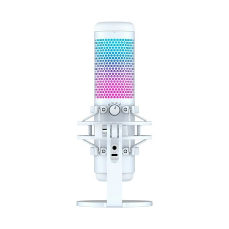 HyperX - QuadCast S Wired Multi-Pattern USB Electret Condenser Microphone