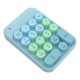 thumbnail image 1 of Teclado Numérico Inalámbrico de 2,4 G, Teclado Numérico Especial de Teclas con Colores Combinados, Fácil de Llevar, Color Azul Combinado, 1 of 6