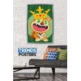 thumbnail image 2 of Tiger with Crown Wall Poster, 22.375" x 34", Framed, 2 of 3