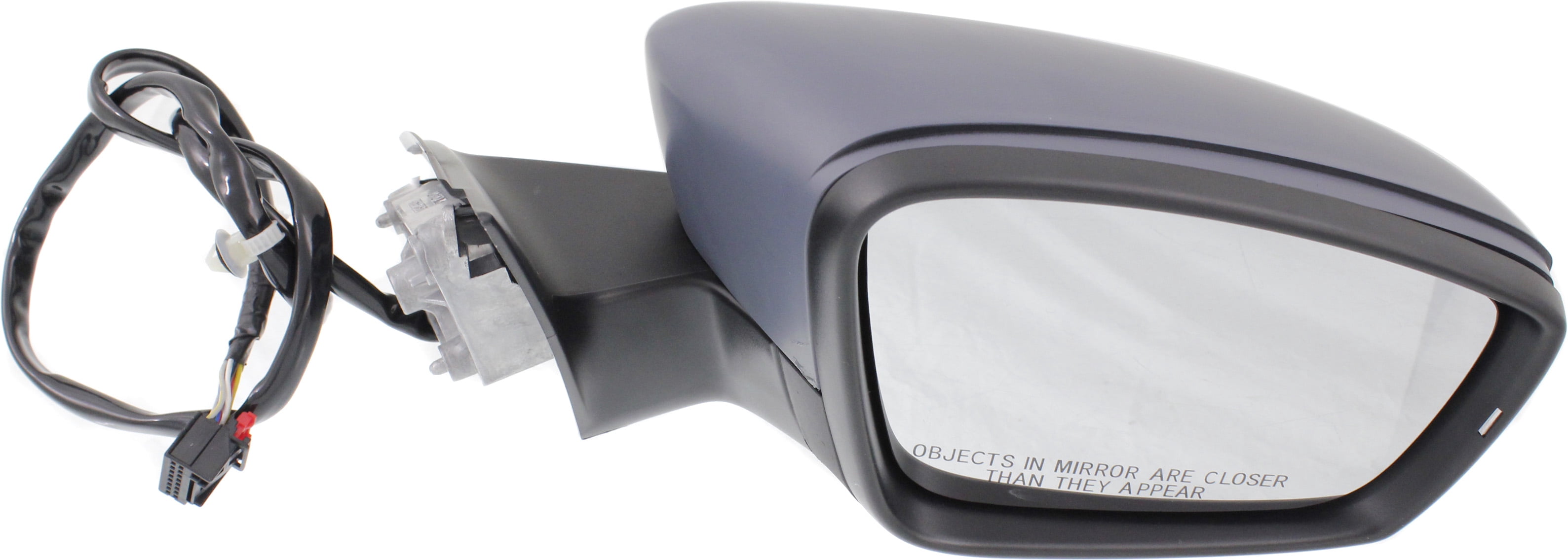 Mirror Compatible With 2012-2015 Volkswagen Passat Right Passenger Side Heated In-housing Signal Light Paintable Kool-Vue