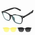 thumbnail image 6 of Smart Glasses, ANC, Remote Photo, AI Voice & Touch Control, Hands-Free Calls, Lightweight Fashion Eyewear for Sports, Birthday & Holiday Gifts, 6 of 13
