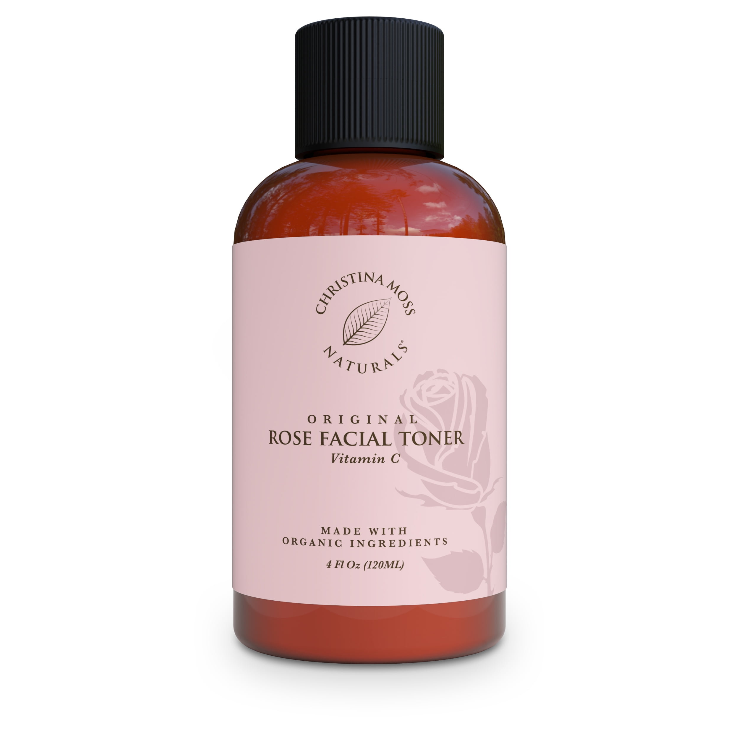 Rose Water Facial Toner - Face Toner with Witch Hazel, Vitamin C and Organic Aloe Vera - Skin Clearing, Tightens Pores, Hydrates, Restores pH pic