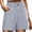 Blue, variant on Sngxgn Womens Shorts Comfy Summer Drawstring High Waist Cotton Shorts for Women Trendy(Blue,XXL)