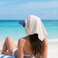 thumbnail image 5 of Byfri Integrated Scarf Baseball Cap Sun Protection Visor Hat for Women Summer Beach Wear One Size, 5 of 7