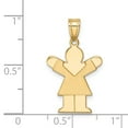thumbnail image 2 of 14K Yellow Gold Girl Charm, 2 of 2