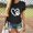 Black, variant on Pisexur Valentines Day T-shirt Top Fashion Woman Causal Round Neck Printing Blouse Short Sleeve T-Shirt Summer Tops
