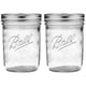 thumbnail image 1 of Tarros De Cristal De Boca Ancha Con Tapas Y Bandas | 16 Onzas | Paquete De 2, 1 of 5