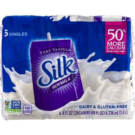 Silk Vanilla Soy Milk - 8oz/6pk