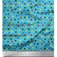 thumbnail image 1 of Soimoi Cotton Duck Fabric Dot,Cross Sign & Square Geometric Print Fabric by Yard 42 Inch Wide, 1 of 1