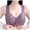 Grey, variant on Bra Older Women Front Closure Bras Senior No Underwire Wireless Snap Closing Comfort Cotton Bra (Pink, 48)