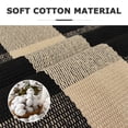 thumbnail image 3 of Brisasol Outdoor Indoor Doormat 2.3x3.6 Brown and Black Buffalo Plaid Rug Washable Outdoor Rug Front Door Mat Layered Door Mat for Porch, Entryway Patio, 3 of 8