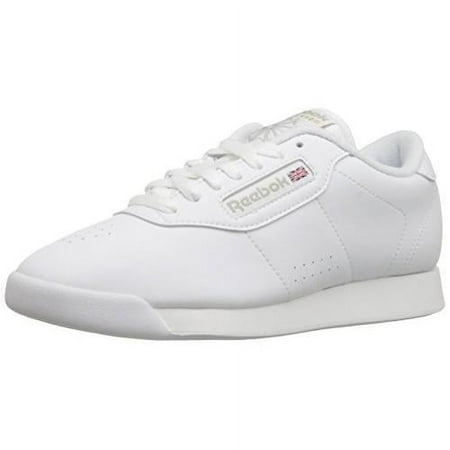 Reebok Womens Princess Sneakers White Size 7 Comfortable Classic Athletic Shoes