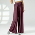 thumbnail image 5 of Utoimkio Women's Wide Leg Baggy Pants Summer Casual Loose High Waisted Lounge Pants for Women, 5 of 7