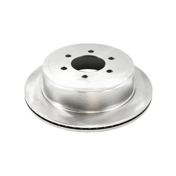 Rear Vented Brake Rotor - Compatible with 2004 - 2011 Ford F150 (6-Lug) 2005 2006 2007 2008 2009 2010