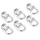 thumbnail image 1 of Rival De Anillo De 20pcs De 16x12 Mm D 360 Patinetes De Tornillo De aleación De Zinc Giratorios Para Artesanías De Cuero, Cinturones Y Bolsas, 1 of 7