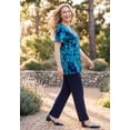 thumbnail image 4 of Catherines Women's Plus Size Easy Fit Short Sleeve V-Neck Tunic, 4 of 5