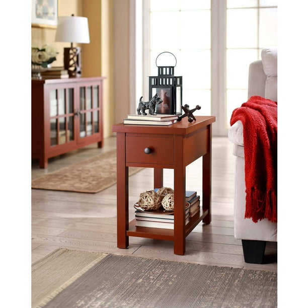 Better Homes Gardens Oxford Square End Table With Drawer Red Com - Better Homes And Gardens Oxford Square Tv Stand Assembly Instructions
