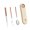 C, variant on Sunjoy Tech 3Pcs/Set Stainless Steel Spoon Fork Chopsticks with Storage Box Food Grade Dishwasher Safe Travel Picnic Kitchen Utensil Cutlery Flatware Kit