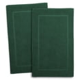 thumbnail image 1 of Alfombra de baño Hearth & Harbor, 100% algodón hilado en anillos, color verde, 1 of 9